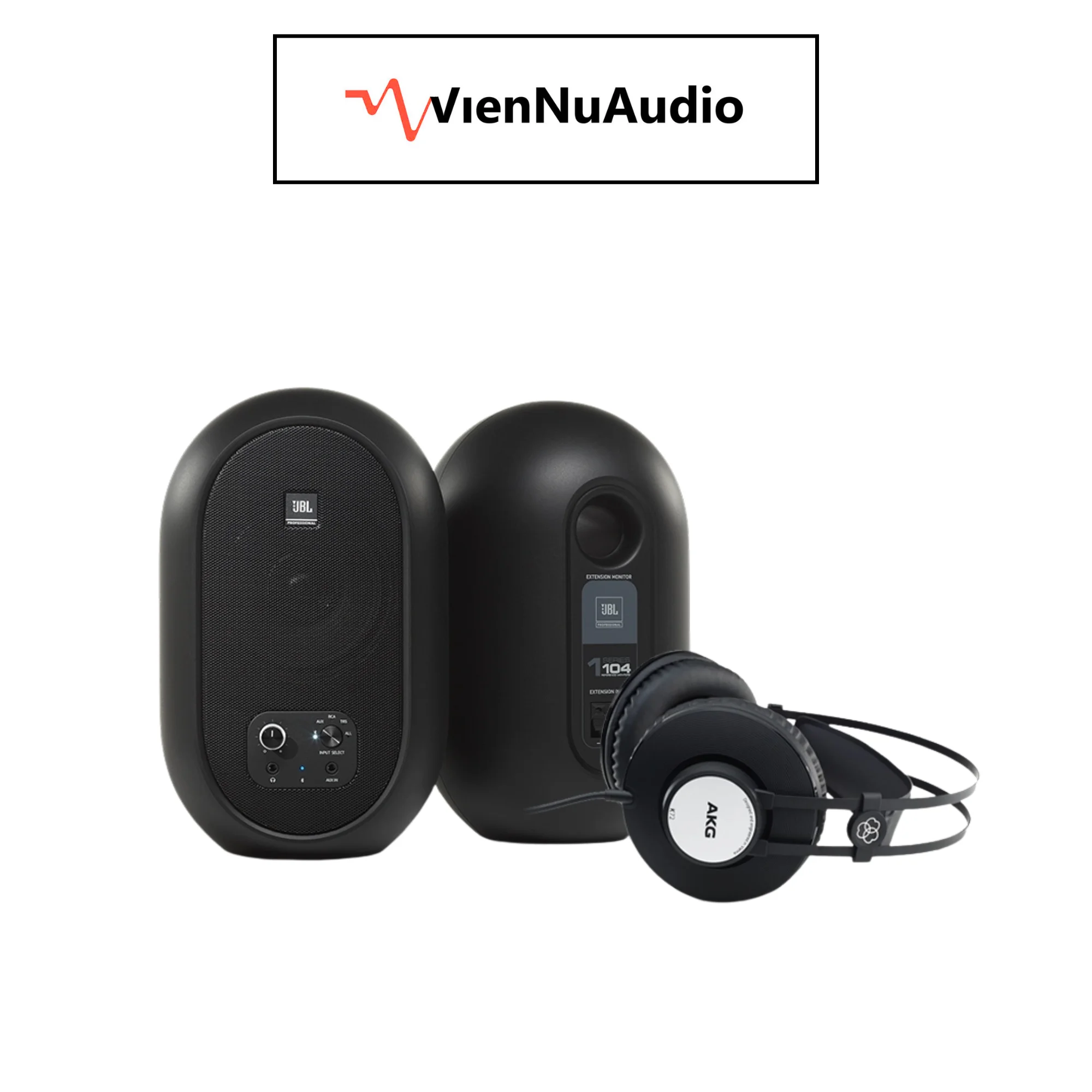 Combo KM Loa kiểm âm JBL 104 SET-BT + Tai nghe AKG K72