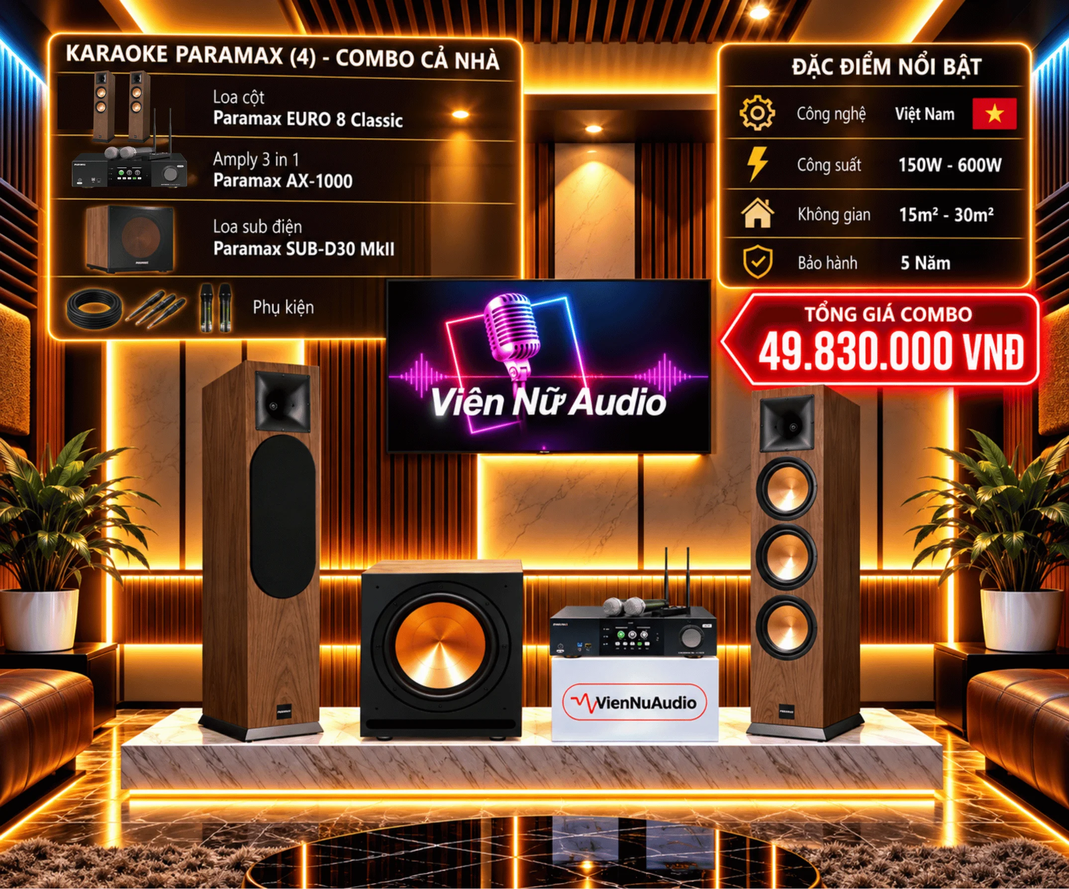 Karaoke Paramax - Combo Cả Nhà
