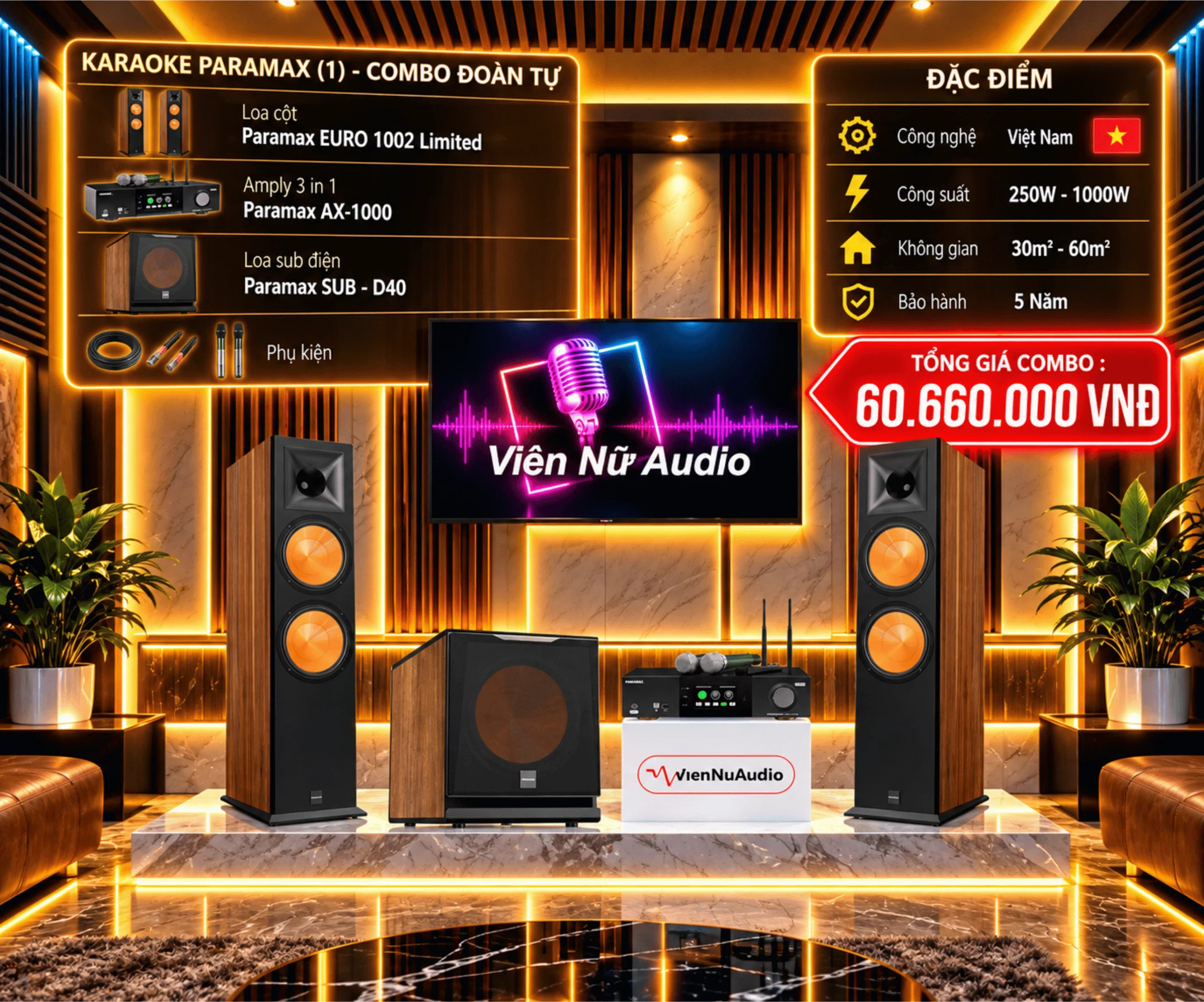 Karaoke Paramax - Combo Đoàn Tụ