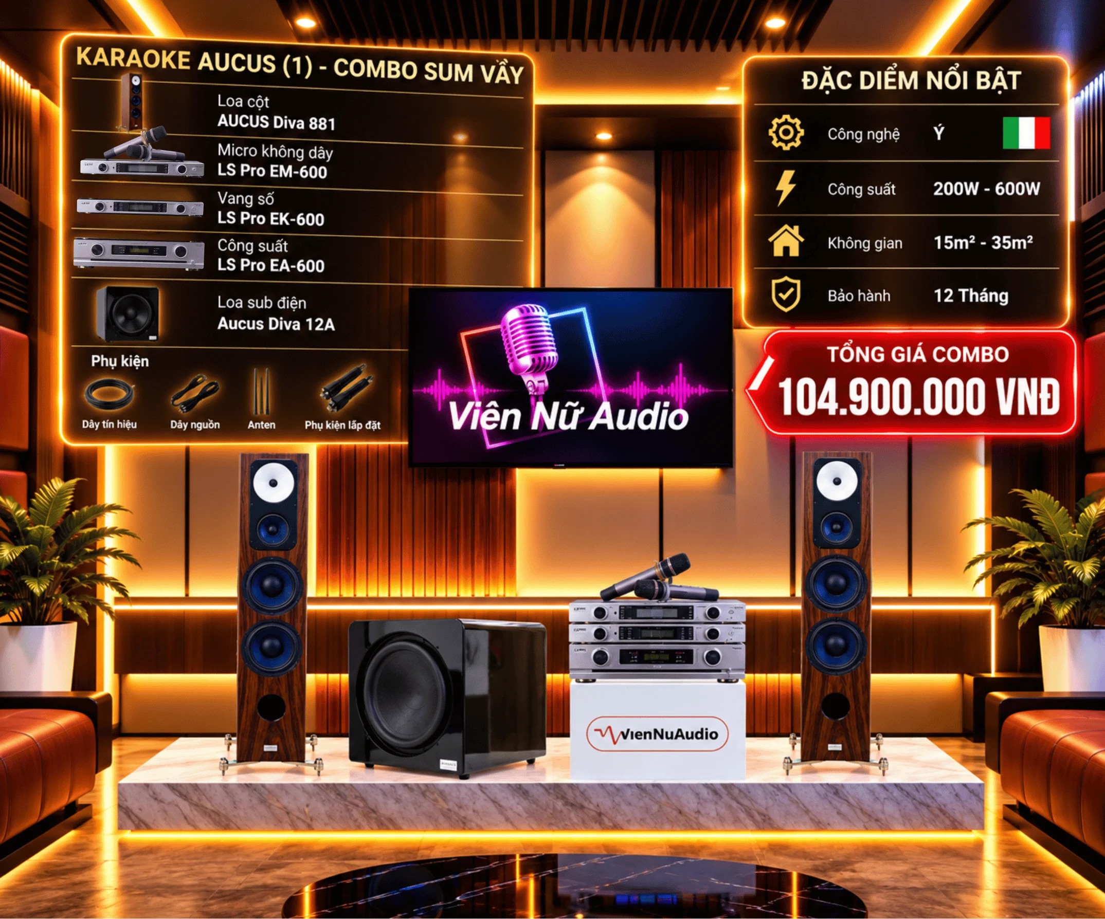 Combo Karaoke Aucus - Combo Sum Vầy