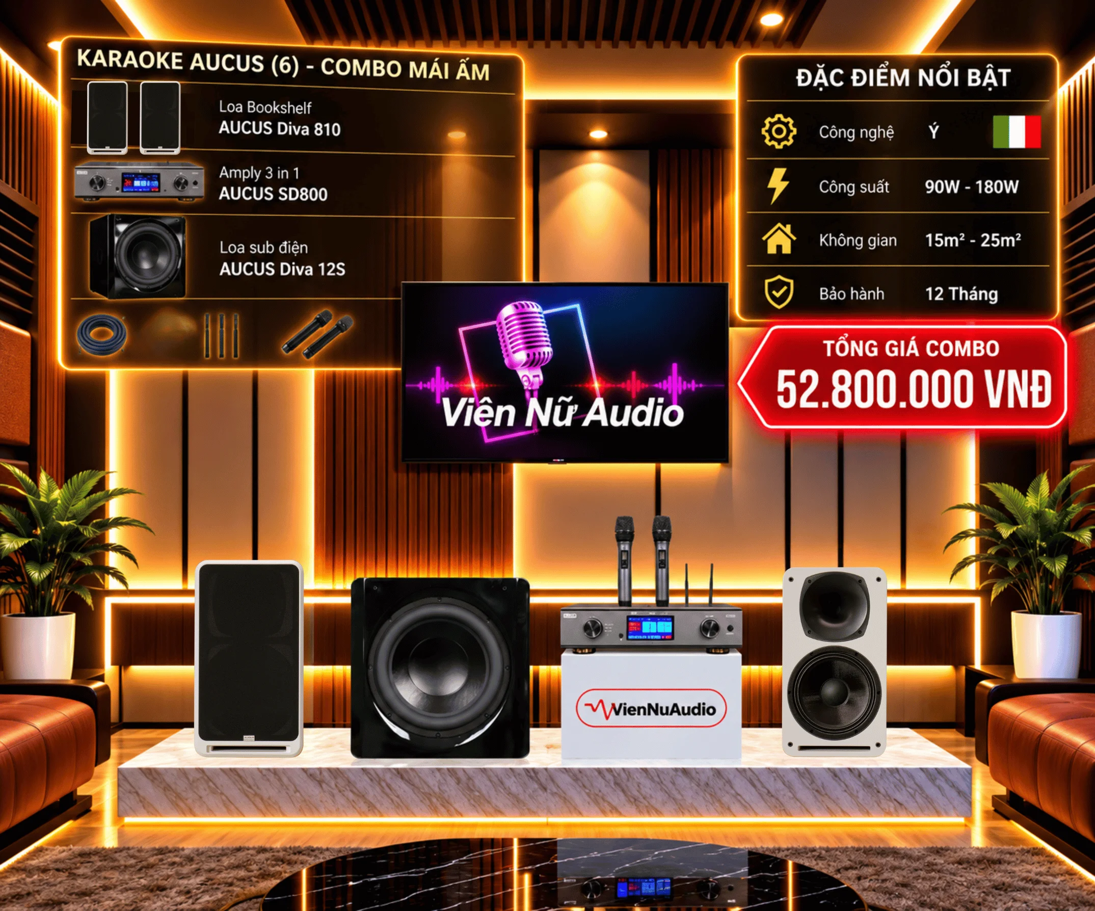 Combo Karaoke Aucus - Combo Mái Ấm