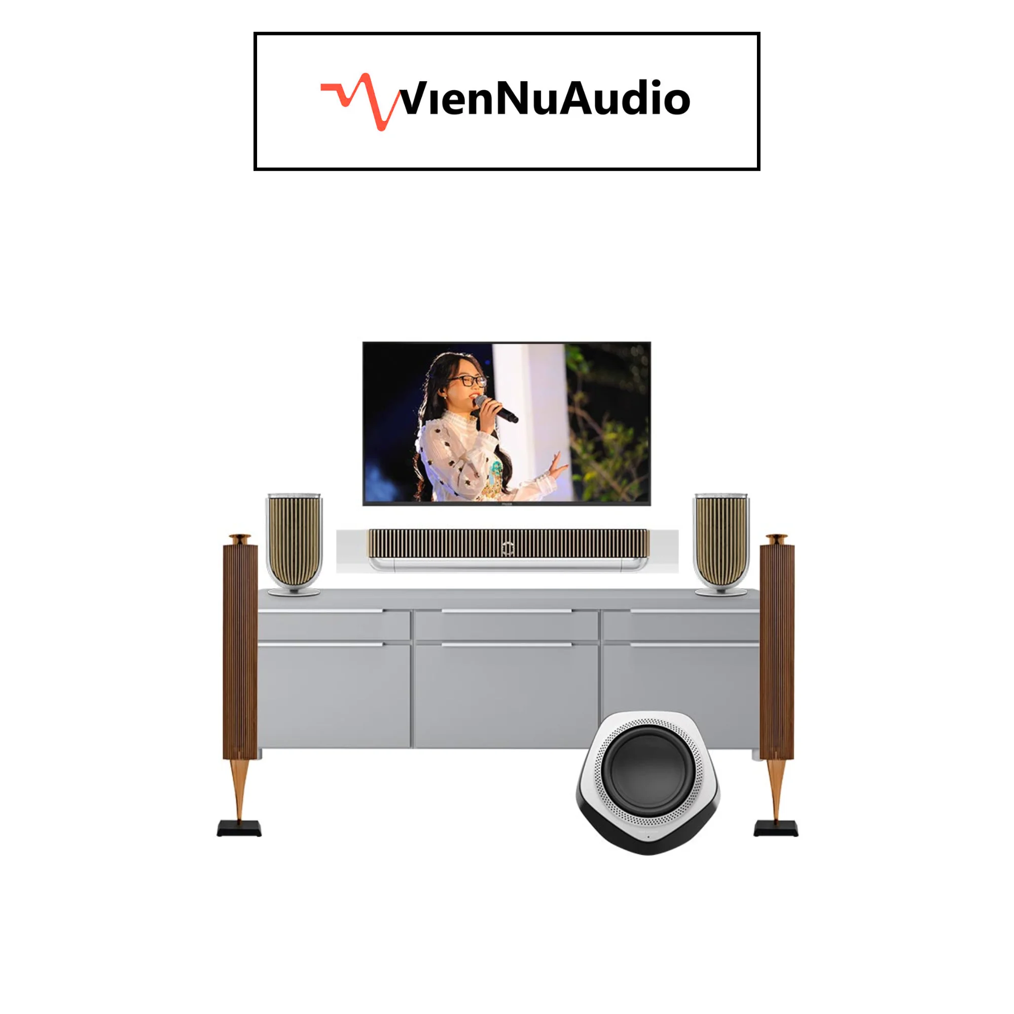 Dàn Âm Thanh Hi-End 5.1 Không Dây B&O HE10 (Beolab 18, Beosound Theatre, Beolab 8, Beolab 19)