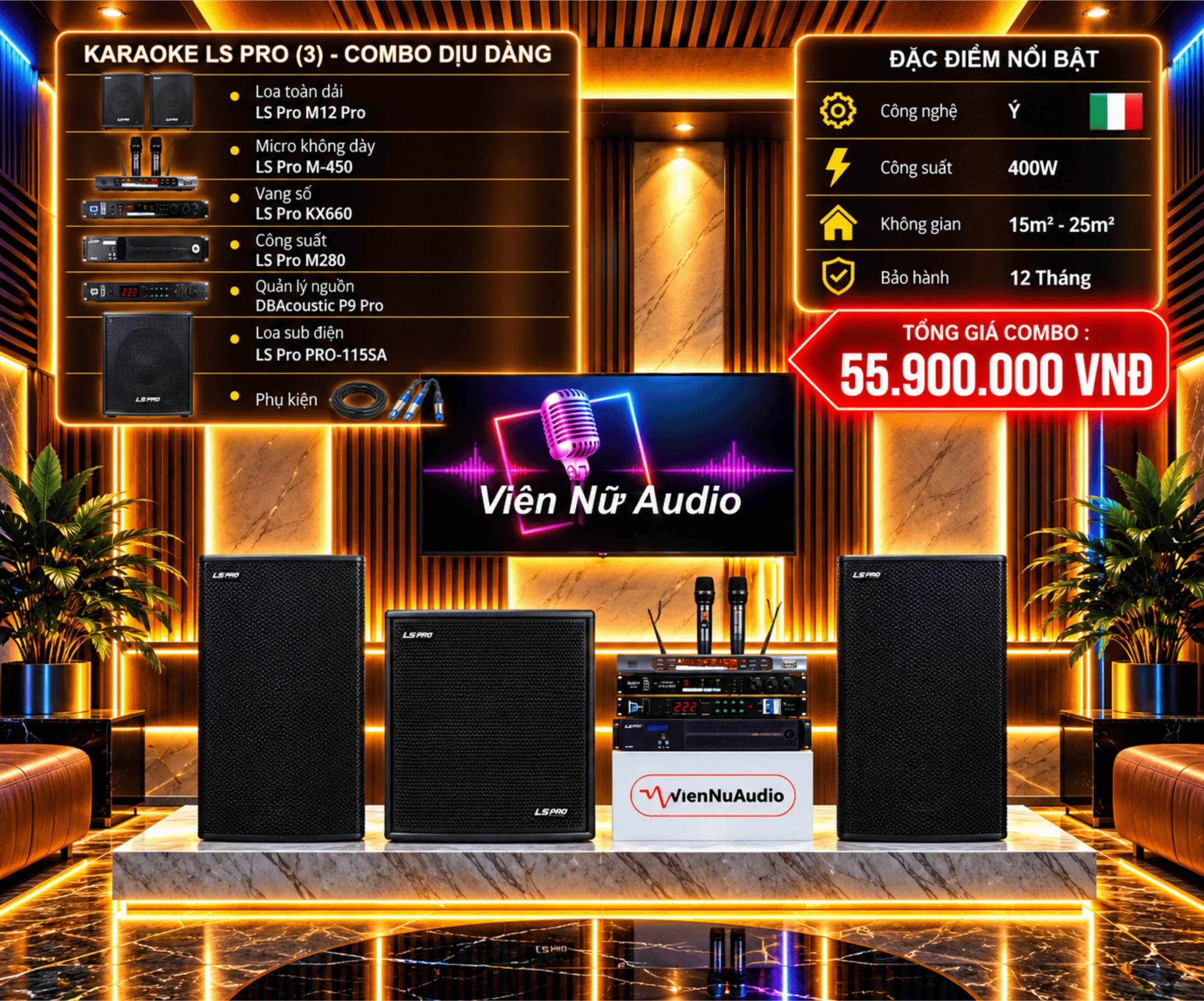 Karaoke LS Pro - Combo Dịu Dàng