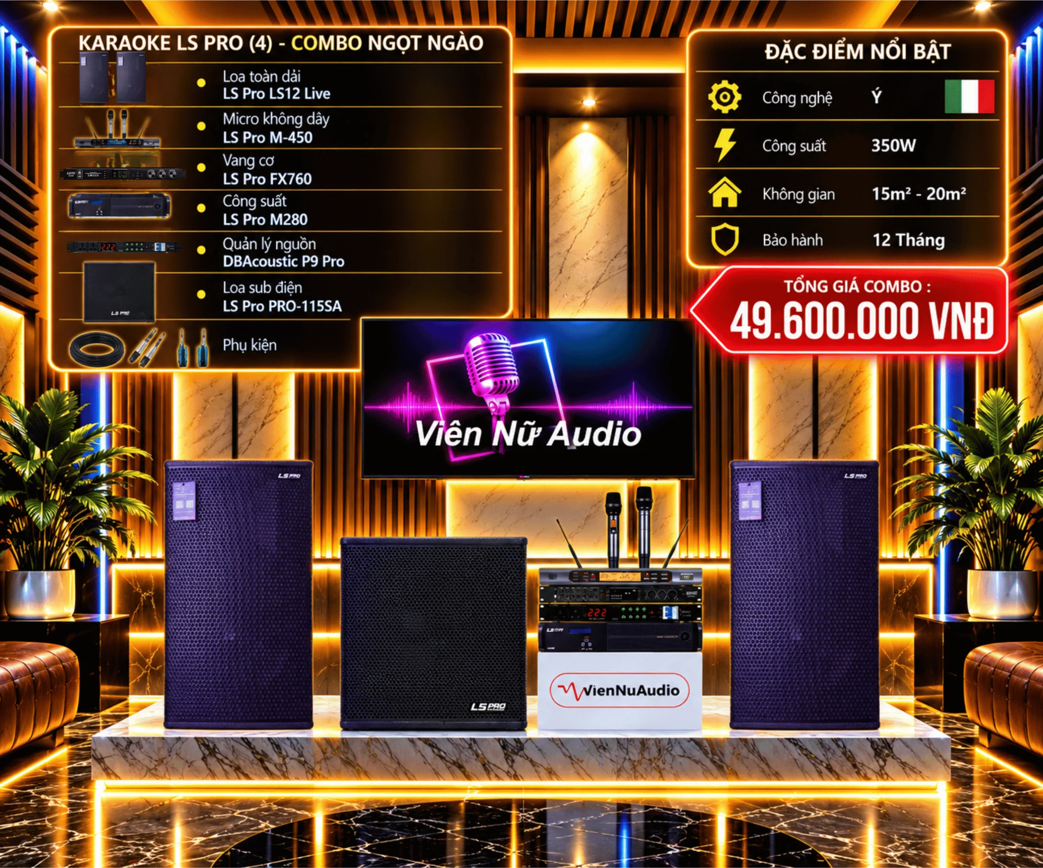 Karaoke LS Pro - Combo Ngọt Ngào