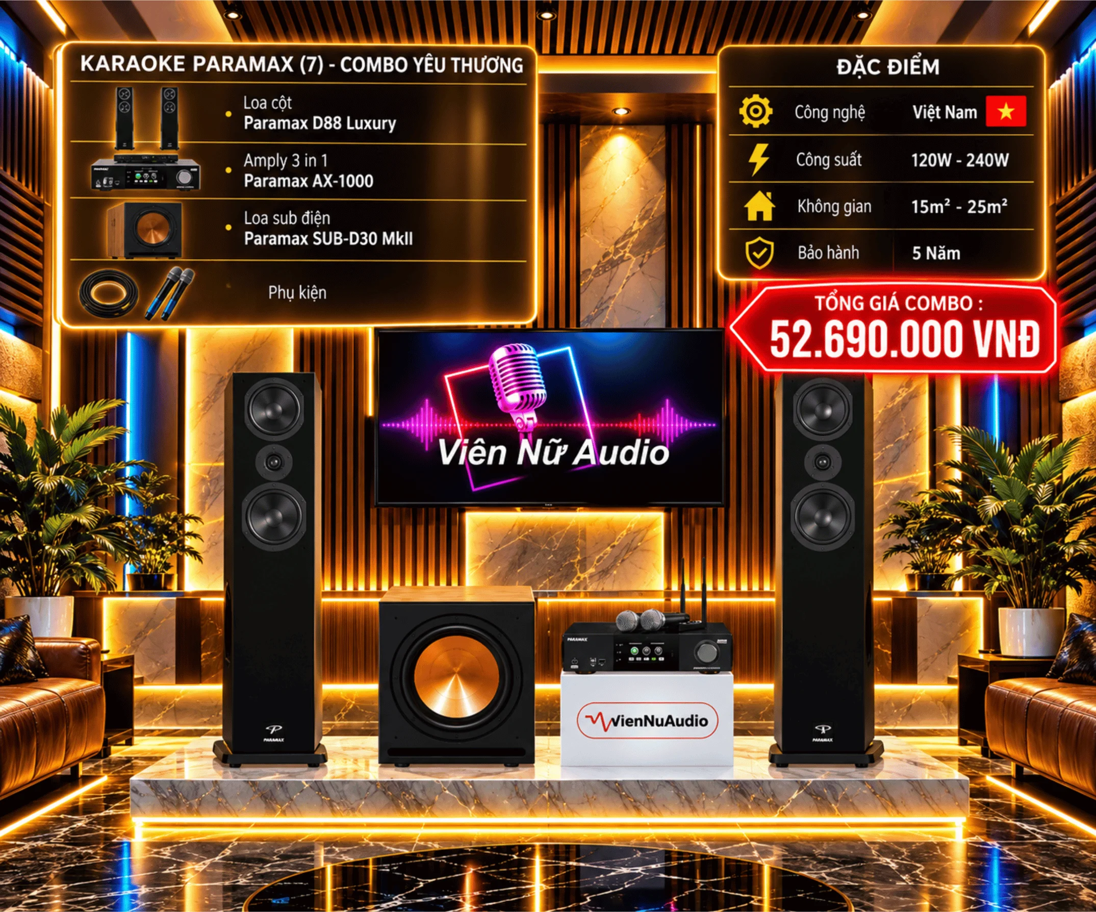Karaoke Paramax - Combo Yêu Thương