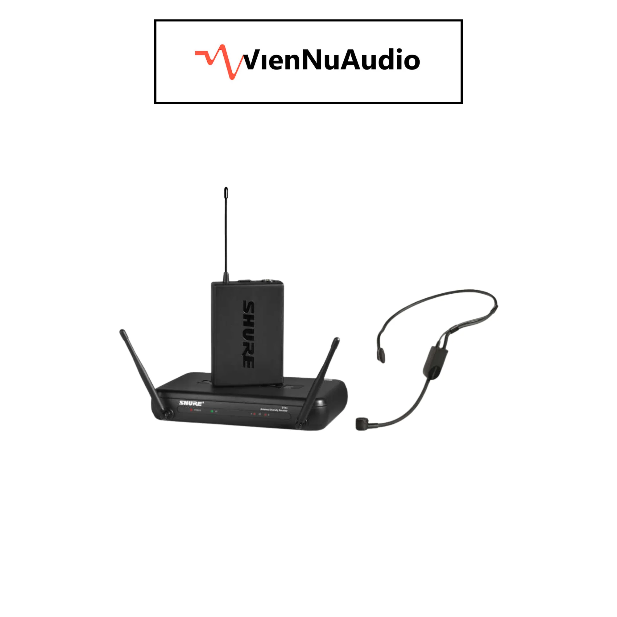 Bộ thu và phát kèm micro không dây cài đầu Shure SVX14A/PGA31