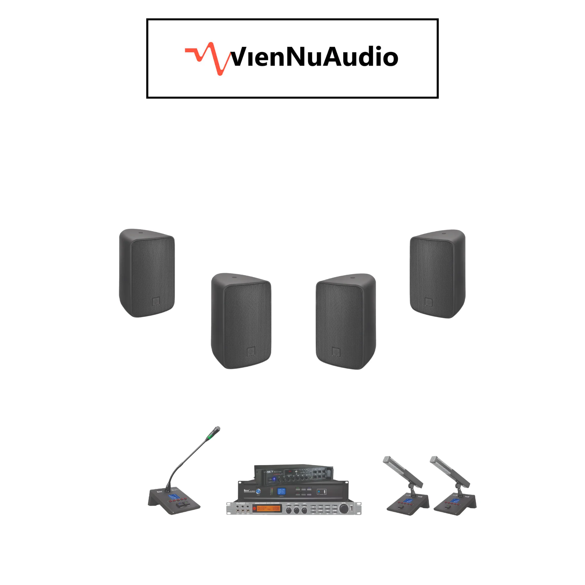 Hệ Thống Âm Thanh Phòng Họp VM 014 ( 12 loa Next + 17 micro NUOXUN)